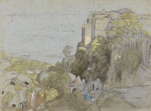 イタリアの丘の町