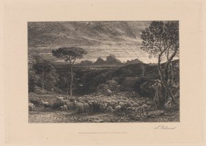 フォールドを開く 作： Samuel Palmer
