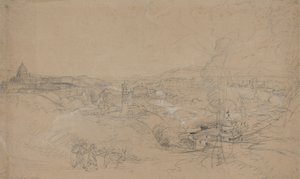 サン・スピリトからのローマ 作： Samuel Palmer