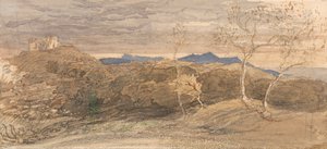 ウェールズのシーン 作： Samuel Palmer