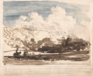 明るい雲 作： Samuel Palmer