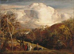 明るい雲 作： Samuel Palmer