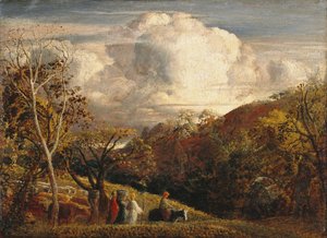 明るい雲 作： Samuel Palmer