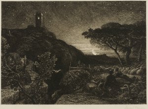 孤独な塔 作： Samuel Palmer