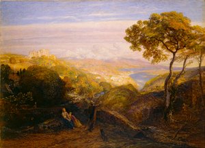 見通し、1864-1881 作： Samuel Palmer