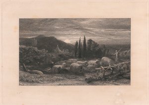 ライジングムーン 作： Samuel Palmer