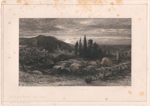 ライジングムーン 作： Samuel Palmer