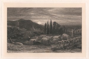 ライジングムーン 作： Samuel Palmer