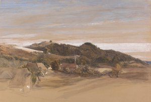 ケント州セブンオークス近くのアンダーリバー ヒルズ、Esq. J. Herries の敷地から 作： Samuel Palmer