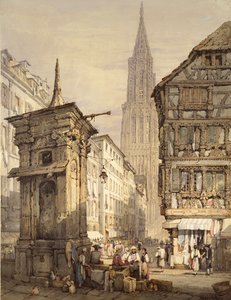 ストラスブールの眺め、1822年