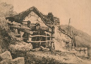 ティンタジェル、1816年 作： Samuel Prout