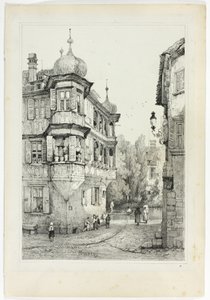 バンベルク、フランドルとドイツで描いたスケッチのファクシミリより 作： Samuel Prout