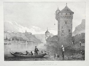 セント ゴアールとラインフェルス 作： Samuel Prout