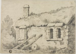 茅葺きコテージ 作： Samuel Prout