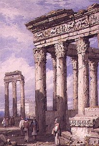 ローマ、フォーラム（水彩、ガッシュ、紙） 作： Samuel Prout