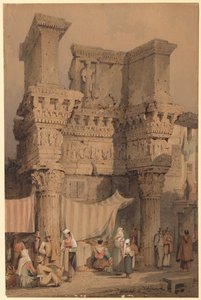 ネルヴァのフォーラム、ローマ 作： Samuel Prout