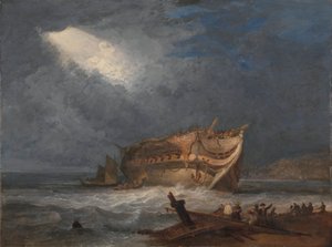 ダットン号の残骸、東インド人 作： Samuel Prout