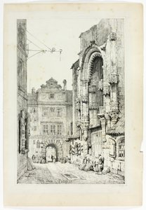 テイン教会、プラハ 作： Samuel Prout