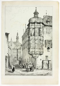 ヴュルツブルク、フランドルとドイツで描いたスケッチのファクシミリより 作： Samuel Prout