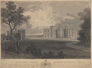Lounaisnäkymä Dunsterin linnalle, Somersetshire 作： Samuel Rawle