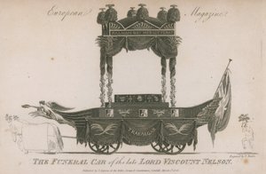 故ネルソン卿子爵の葬儀車 作： Samuel Rawle
