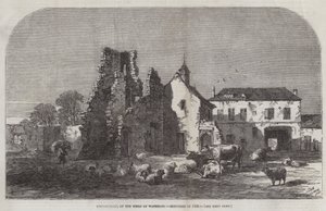ウォータールーのフィールドにあるHougoumont 作： Samuel Read