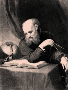 ガリレオ・ガリレイ、1852年 作： Samuel Sartain