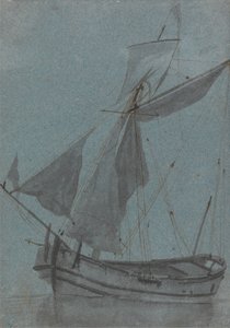 沿岸のはしけ 作： Samuel Scott