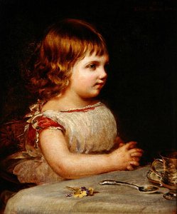 画家の娘、エセル・マリオン・シドレーの肖像