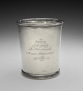 タンブラー、c。 1857年（シルバー）