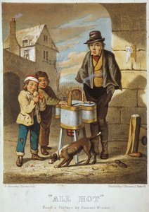 「オールホット」、ロンドンの叫び、1804 作： Samuel Stanesby
