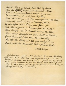 シャムーニーの谷の日の出前の賛美歌。1802年に最初に印刷されました。