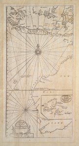 ニューホランドと隣接する地域の海岸吃水図 作： Samuel Thornton