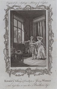 兄の命を救うように頼んだ若い女性へのカークの悪役と残酷さ 作： Samuel Wale