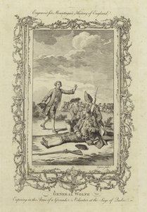 ジェームズ・ウルフ将軍の死 作： Samuel Wale