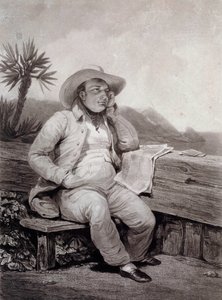 ナポレオン1世（1769-1821）の肖像 サント・ヘレネのエングレーヴィング（サミュエル・ウィリアム・レイノルズ（1773-1835）による） 1820年 イル・デ・エイ、ナポレオン博物館 作： Samuel William I Reynolds