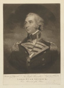 中将ヒュー・シーモア卿 作： Samuel William Reynolds