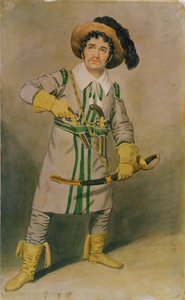ジョージスミス（1777-1836）は、Drury Lane Theatre、1816-17のWHアーノルドによる「The Woodman&39;s Hut」のシャンプットとして 作： Samuel de Wilde