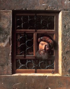 窓辺の男、1653