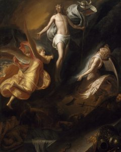 キリストの復活、1665-70 作： Samuel van Hoogstraten