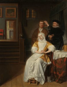 「貧血の貴婦人」 作： Samuel van Hoogstraten