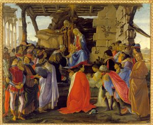 マギへの賛辞 作： Sandro Botticelli