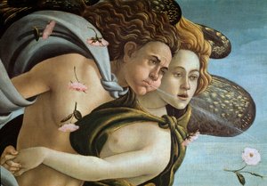 金星の誕生（詳細 作： Sandro Botticelli