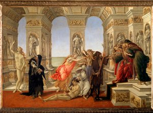 アペレスの悪口（テンペラ、キャンバス 作： Sandro Botticelli