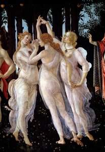 春ですね。三人の女神の詳細（絵画 作： Sandro Botticelli