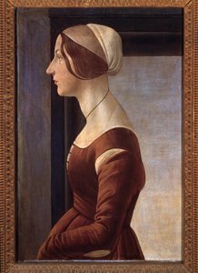 若い女性（絵画、1475年頃 作： Sandro Botticelli