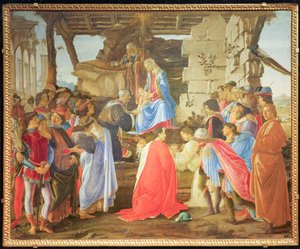 三王礼拝 作： Sandro Botticelli