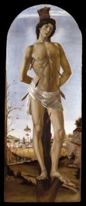 聖セバスティアン 作： Sandro Botticelli