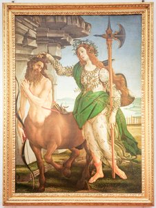 イタリア語：パラスとケンタウルス パラスとケンタウルス 作： Sandro Botticelli