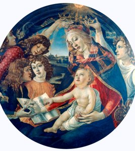 マグニフィカの聖母、1482 作： Sandro Botticelli